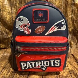 NEW Loungefly NFL New England Patriots Backpack